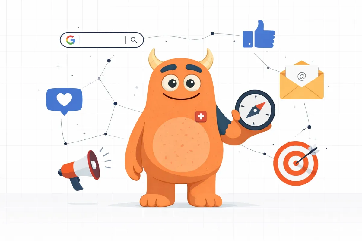 M.onster zeigt die wichtigsten Online-Marketing-Kanäle für KMU