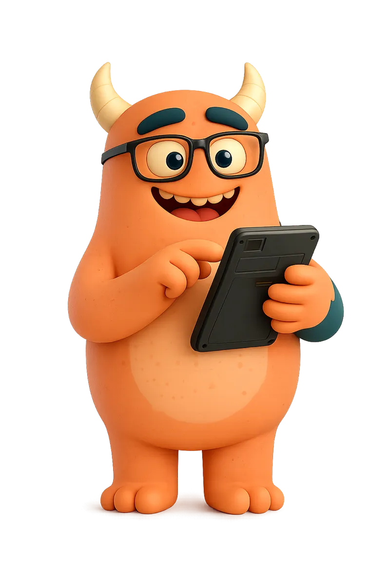 digital M.onster mit Tablet