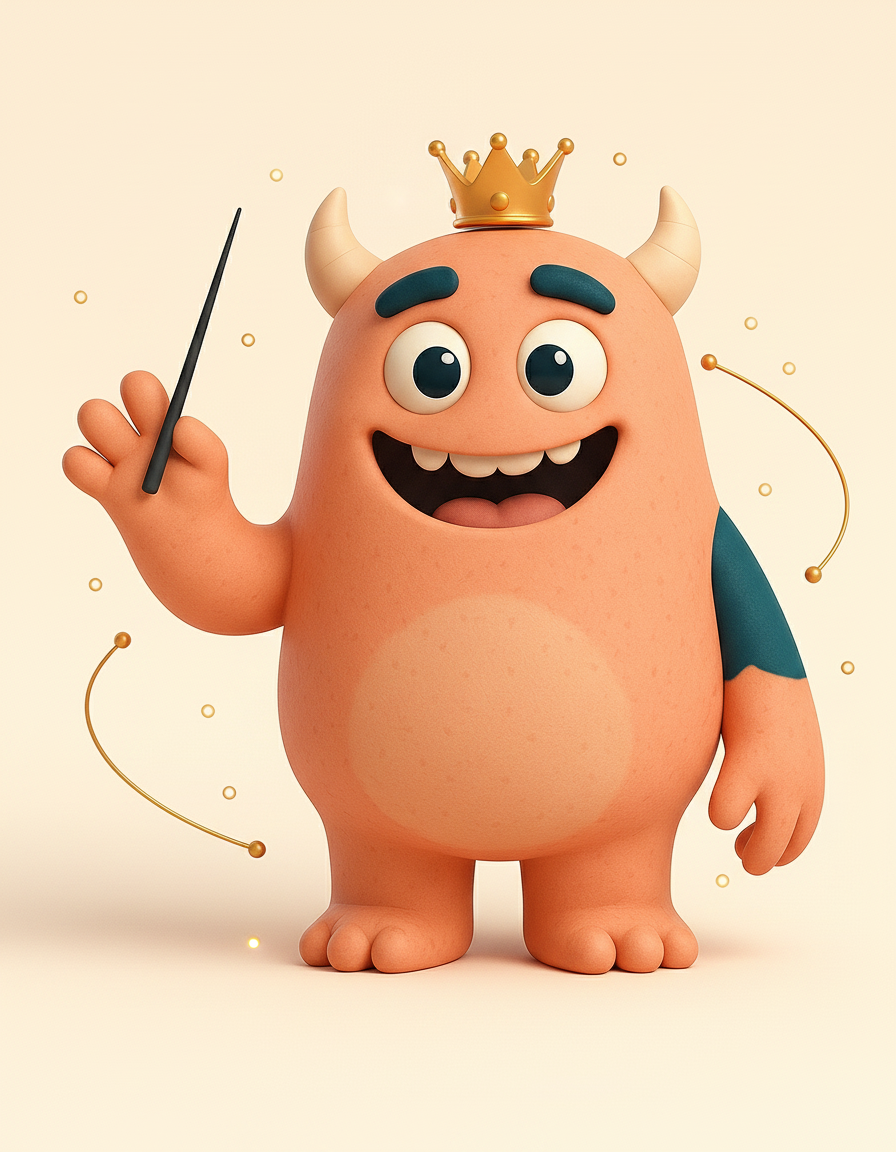 Profilbild von M.onster, Orchestrator im AI-Team von digital M.